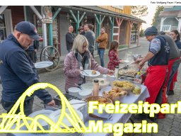 Aufbau des Themenbereichs „Sonnenbucht“ in FANTASIA (März 2025)